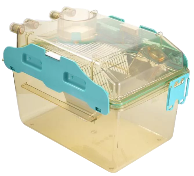 IVC клетки с изолированной поилкой 3W IVC- ISO- CAGE и стеллажи к ним.  Для содержания лабораторных  мышей, крыс, морских свинок. Материал клеток: PPSU