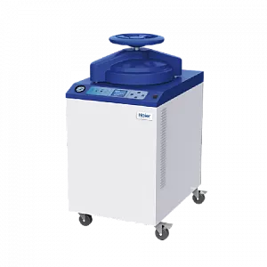 Автоклав (стерилизатор) вертикальный автоматический Haier HRLM-80. Температура стерилизации: + 105...+136°C, объем 80 л.