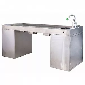Большой операционный стол FSDS-2200B с мойкой и зоной отрицательного давления в области рабочей поверхности