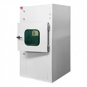 Передаточное окно (пасс-бокс, pass box)  для чистых помещений KS-4 с обдувом HEPA-отфильтрованным воздухом и автоматической системой блокировки дверей