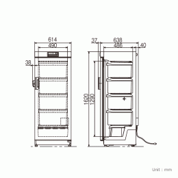 Морозильник лабораторный PHCBI (Panasonic) MDF-MU300H (274 л, -20 °C… -30 °C)
