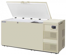 Морозильник лабораторный низкотемпературный горизонтальный PHCbi MDF-DC700VX-PE (-50…-86°С, 715 л). Двойная независимая система охлаждения TwinGuard)