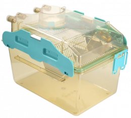 IVC клетки с изолированной поилкой 3W IVC- ISO- CAGE и стеллажи к ним.  Для содержания лабораторных  мышей, крыс, морских свинок. Материал клеток: PPSU