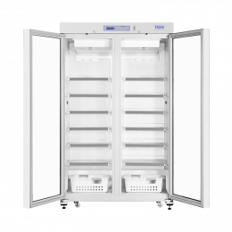 Холодильник фармацевтический Haier Biomedical HYC-1031GD, 2   двери с окном, (+2 ºС...+8 ºС)